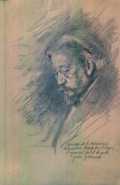 Portrét Maxmiliána von Messmachera 18421906, 1896 od Ilya Efimovich Repin