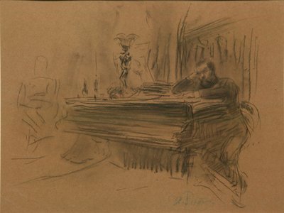 Portrét skladatele Alexeje Fedoroviče Kala, 1906 od Ilya Efimovich Repin