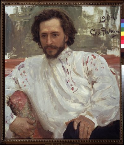 Portrét spisovatele Leonida Andrejeva od Ilya Efimovich Repin