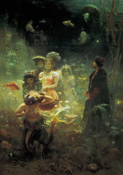 Sadko v podvodním království od Ilya Efimovich Repin