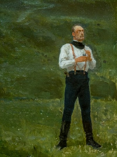 DUEL (detail) od Ilya Efimovich Repin