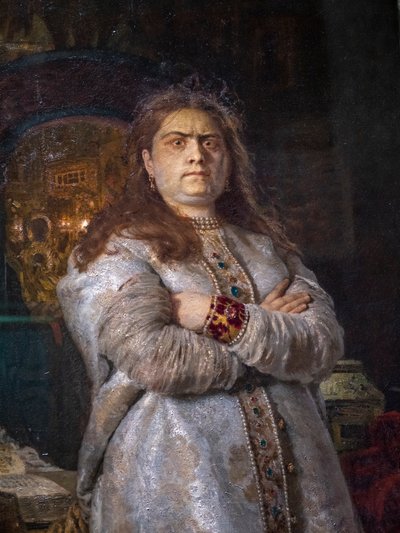 TSAREVNA SOFIA ALEXIEVNA V KLÁŠTĚ NOVODEVICHY od Ilya Efimovich Repin