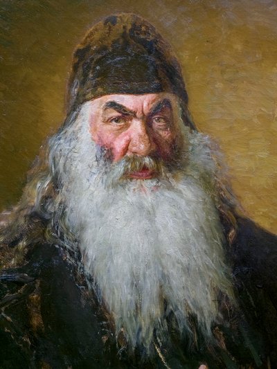 Arciděkan (detail) od Ilya Efimovich Repin