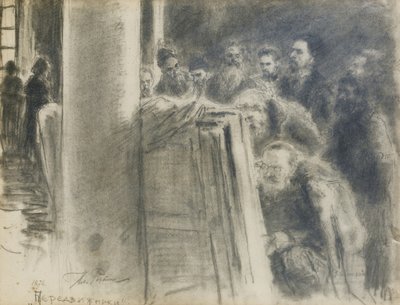 Skupina Peredvizhniki od Ilya Efimovich Repin