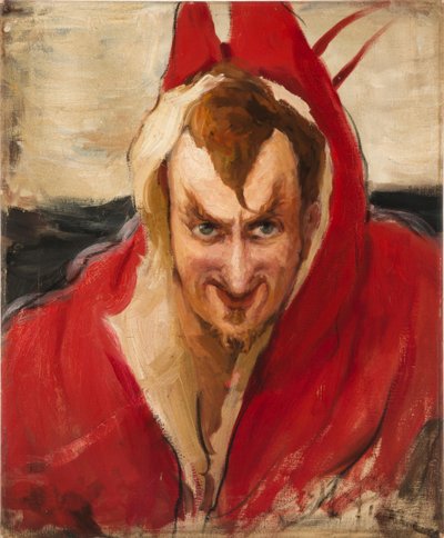 Grigory Grigoryevich Ge 1867-1942 jako Mefistofeles. od Ilya Efimovich Repin