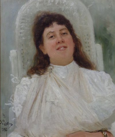 Portrét Marianne von Werefkin, 1888. od Ilya Efimovich Repin