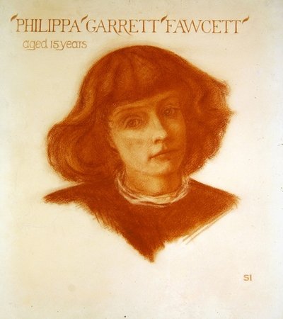 Portrét Philippy Garrett Fawcett ve věku 15 let od Image Selwyn
