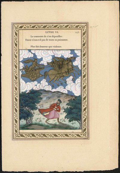 Phebus et Boree Phoebus a Boreas, 1837-1839. od Imam Bakhsh Lahori