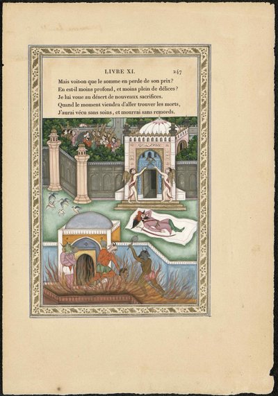 S dun habatant du mogul t mogul sen, 1838-1839. od Imam Bakhsh Lahori