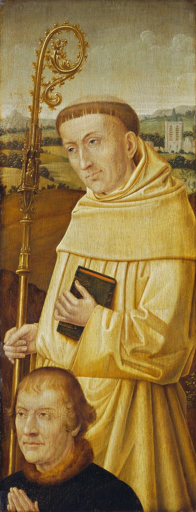Svatý Bernard s dárcem [avers] od Imitator of Flemish 15th Century
