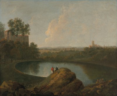 Hlava jezera Nemi od Imitator of Richard Wilson RA
