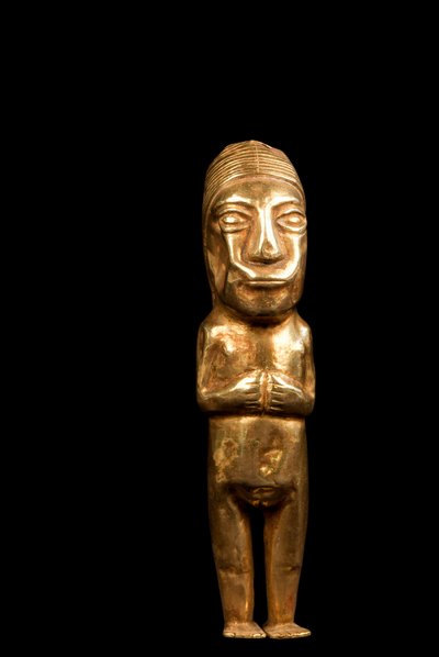 Nahá postava / Incké umění (kov) od Incan Incan
