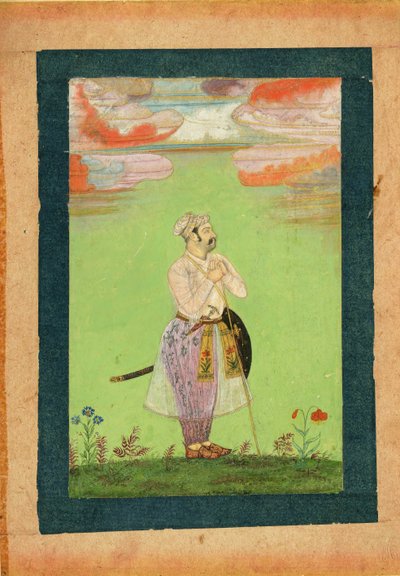 Mughalský důstojník, c. 1650 od Indian Art
