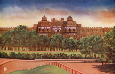 Brána Dillí, pevnost Agra (barevné foto) od Indian photographer