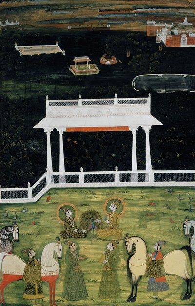 Knížecí ráj, c. 1750-1760 od Indian School