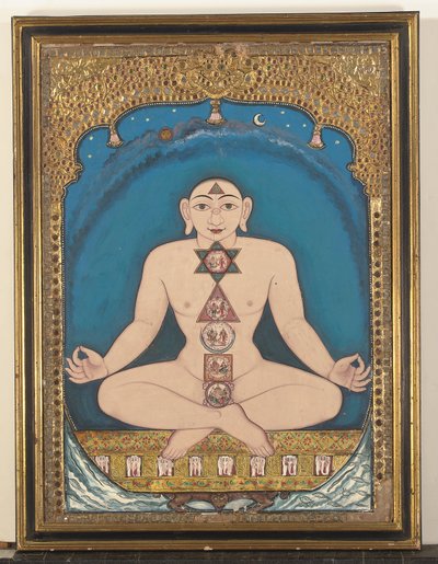 Paneelimaalaus Tirthankarasta od Indian School
