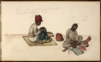 Přidat. Nebo. 1539, švec a vyšívač od Indian School