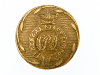 Button, Bengal Staff Corps, 1861-1876 od Indian School