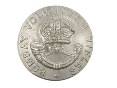 Button, dobrovolnické pušky Bombay, 1901-1947 od Indian School
