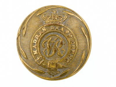 Button, Madras Staff Corps, 1861-1876 od Indian School