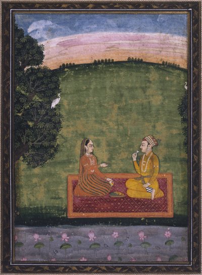 Pár v krajině od Indian School