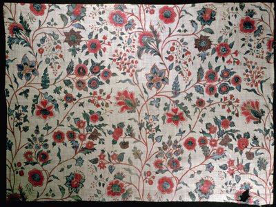 Dekorativní textil, 1725-50 od Indian School