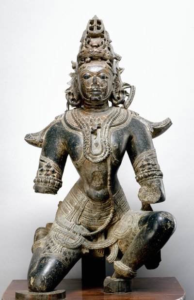 Garuda, z Mandla Fort, Madhya Pradesh, 1200 nl (černý kámen) od Indian School