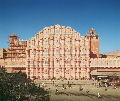 Hawa Mahal (Palác větrů) postavený v roce 1799 (viz také 121219 & 208425) od Indian School