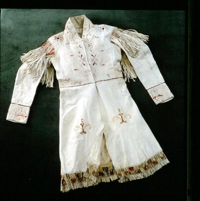 JJ Audubons (1785-1851) zdobený kabát (textil) od Indian School