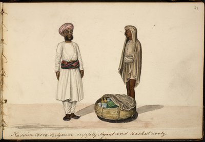 Kassim Bohori, zásobovací agent. Belgaum od Indian School