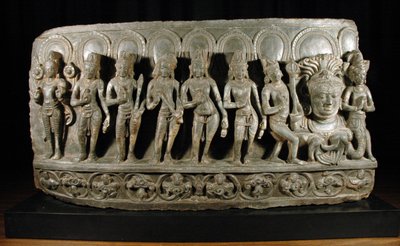 Navagraha, cca 950-1000 (kámen) (detail 874861) od Indian School