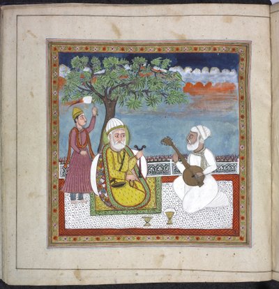 Panj.D.4 f.9 (vlevo), Modlitební kniha Rani Jindan od Indian School