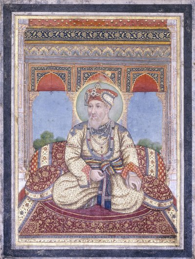 Portrét Akbar Shah II, počátek 19. století od Indian School