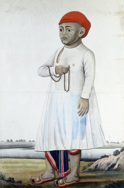 Portrét významné osobnosti, cca 1780-1790 od Indian School
