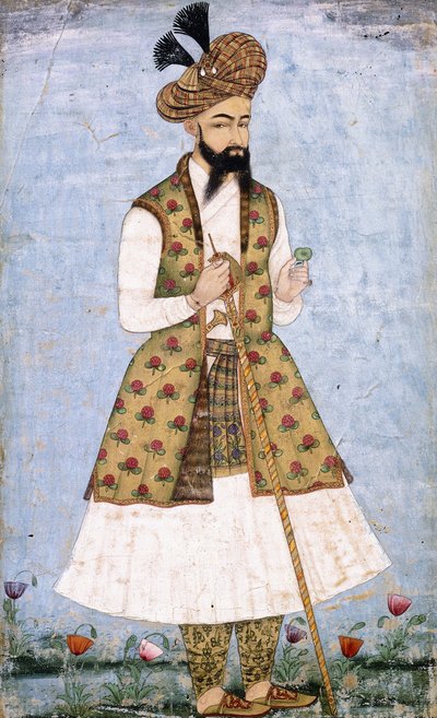 Portrét perského hodnostáře, c.1640-1660 od Indian School