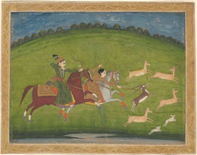 Princ a princezna na lovu černé zvěře od Indian School