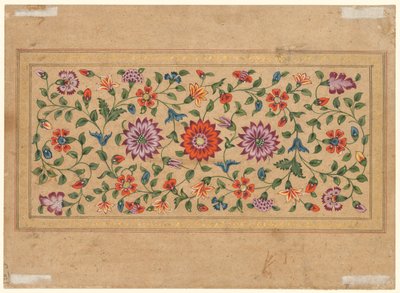 Scrolling Floral Vines, 1755 od Indian School
