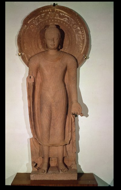 Stojící Buddha, z Jamalpur od Indian School