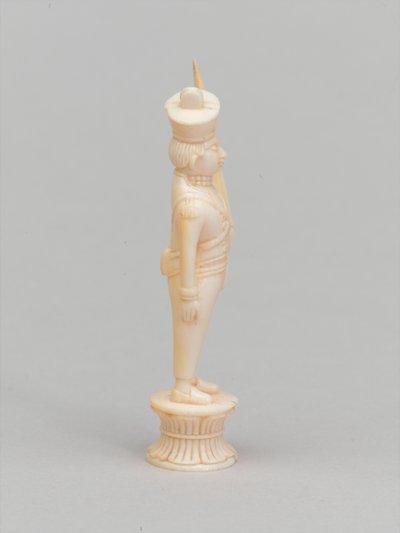 Bílý pěšec, šachová figurka, Indie, cca 1820 od Indian School