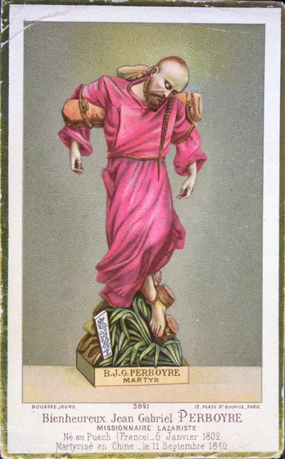 Portrét Jean-Gabriel Perboyre (1802-40) od Indo Chinese School