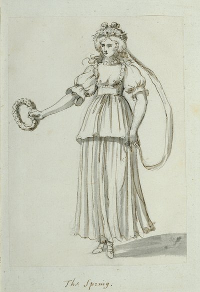 The Spring (pero a inkoust na papíře) od Inigo Jones