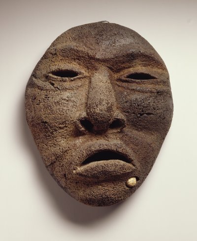 Maska (velrybí kostice) od Inuit School