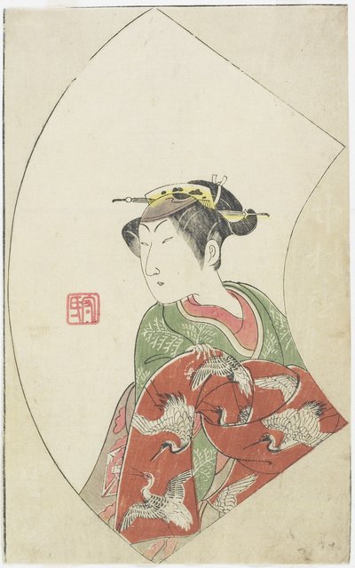 Tee c a r Nakamuta Matsue s Riko_, 1770 od Ippitsusai Bunchō