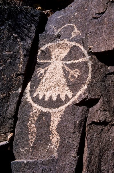 Anasazi petroglyfy, rytiny na stěnách v NM. od Ira Block