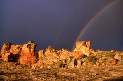 Starobylé naleziště Anasaziů, Castle Rock, Colorado od Ira Block