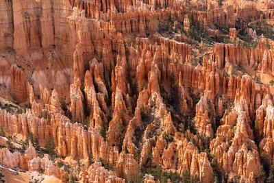 Hoodoos - věže vytvořené erozí - v národním parku Bryce Canyon v Utahu., 2019 (foto) od Ira Block