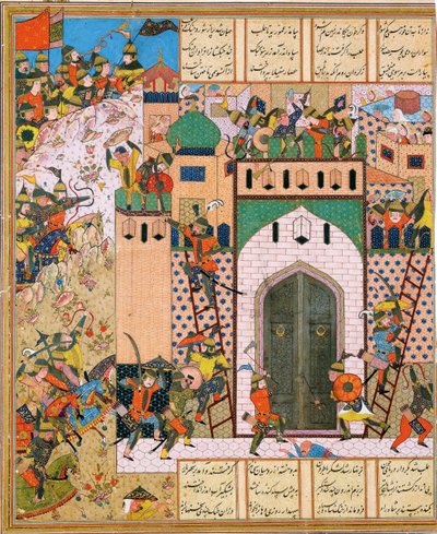 Shah Anushirvan dobyl pevnost Saqila od Iranian Master