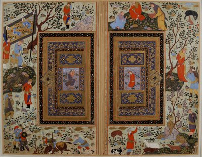 Dvoustrana. Írán, Isfahán, počátek 17. století. od Iranian master.