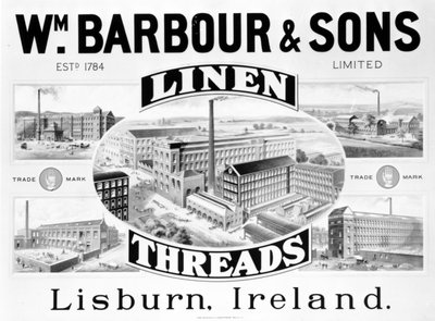 Reklama na Wm. Barbour und Sons (litho) od Irish School