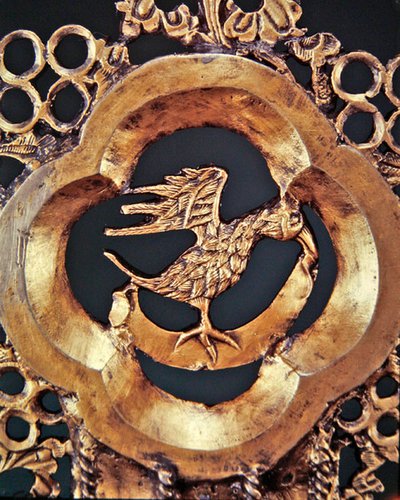 Orel, symbol svatého Jana Evangelisty, z procesního kříže, Ballymacasey, hrabství Kerry od Irish School